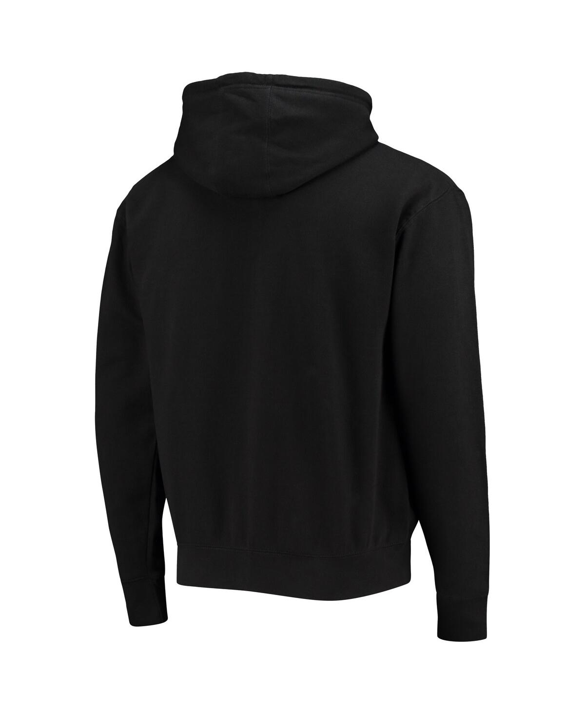 Starter Black New Orleans Saints Throwback Perfect Season Full-zip Hoodie Jacket In Black