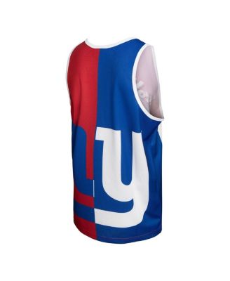 Men's Lawrence Taylor Royal, Red New York Giants Retired Player Graphic Tank Top