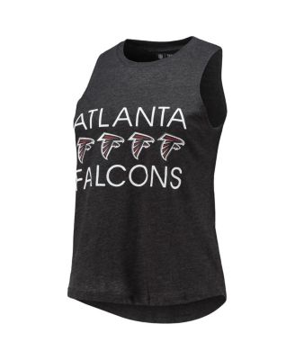 Women's Red, Black Atlanta Falcons Muscle Tank Top and Pants Sleep Set