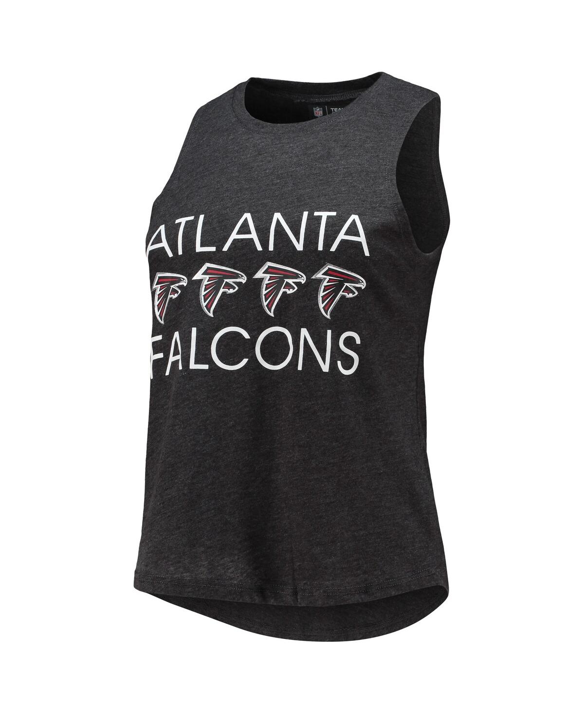 Concepts Sport Women's  Red, Black Atlanta Falcons Muscle Tank Top And Pants Sleep Set In Red,black