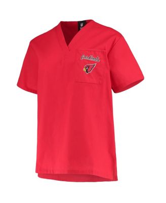 Women's Cardinal Arizona Cardinals Scrub Top