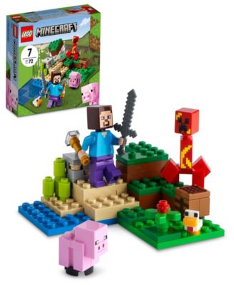 LEGO® Minecraft The Creeper Ambush 21177 Building Set, 72 Pieces - Macy's