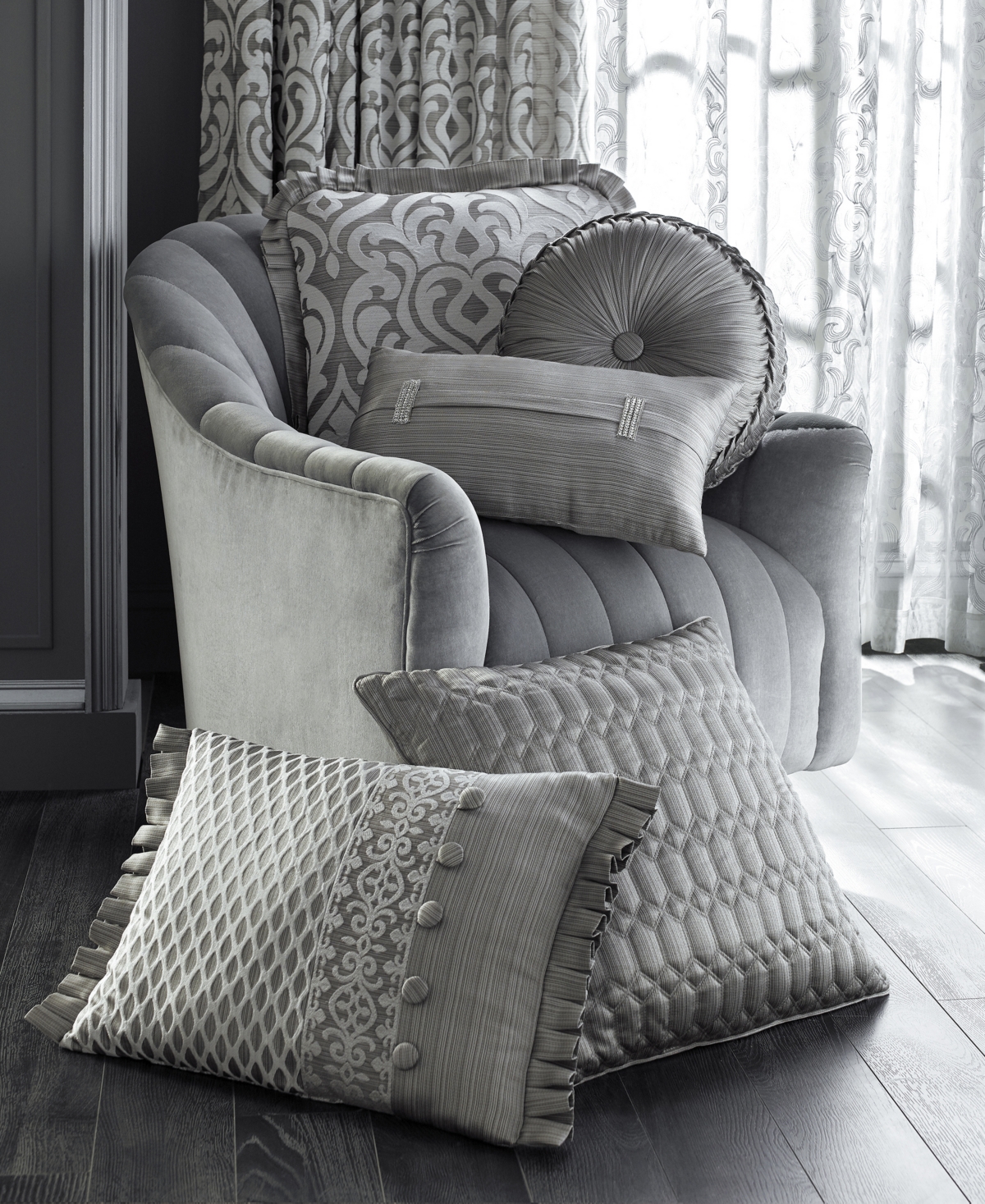 J Queen New York Luxembourg Pillow, 15