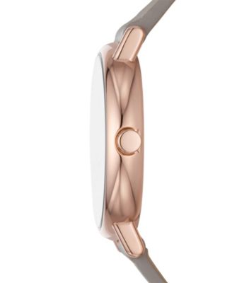 Women's Signatur Lille Sand Leather Strap Watch 30mm