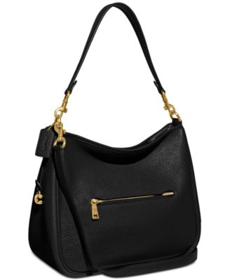 Cary Soft Pebble Leather Shoulder Bag