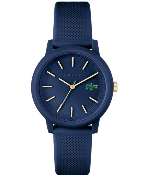 Женские часы Lacoste L.12.12 Navy Silicone Strap Watch 36mm