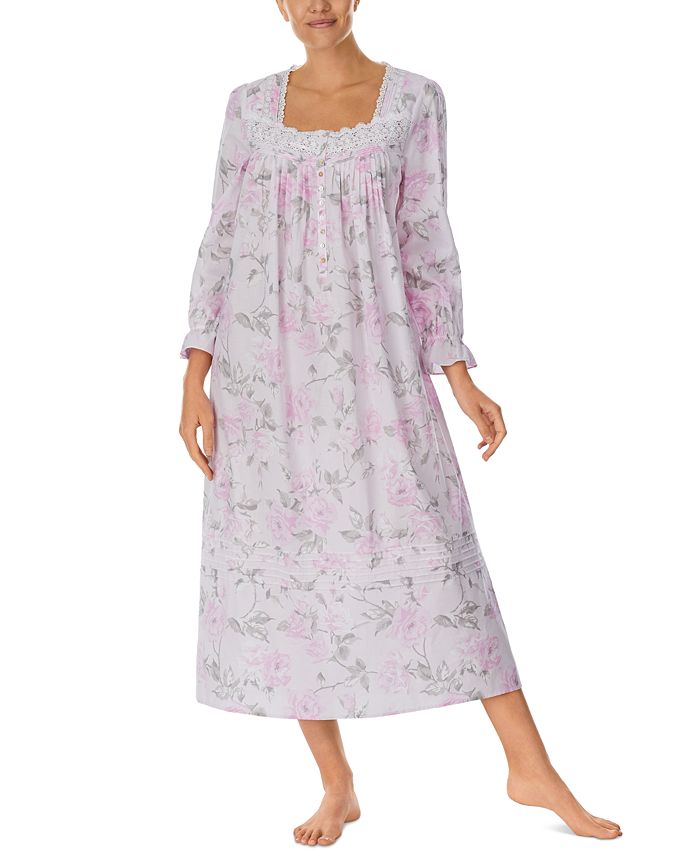 Eileen West Women's Cotton Floral Ballet Nightgown - Macy's