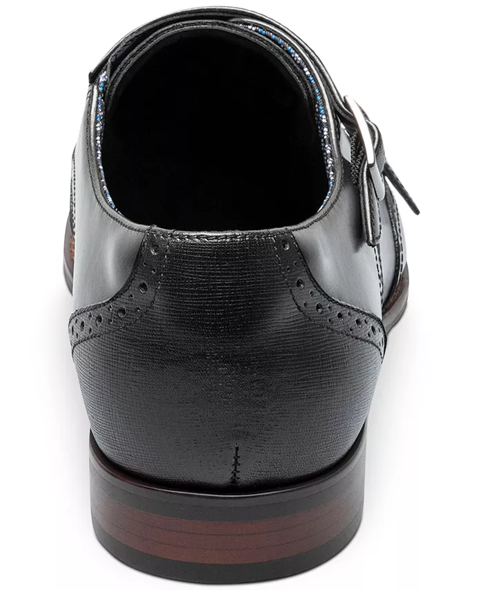 Men's Karson Wingtip Double-Monk Strap Dress Shoe - thumbnail 4