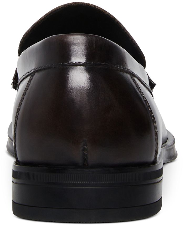 Steve Madden Men's Jazzin Waxed Leather ShinyBit Dress Loafer Macy's