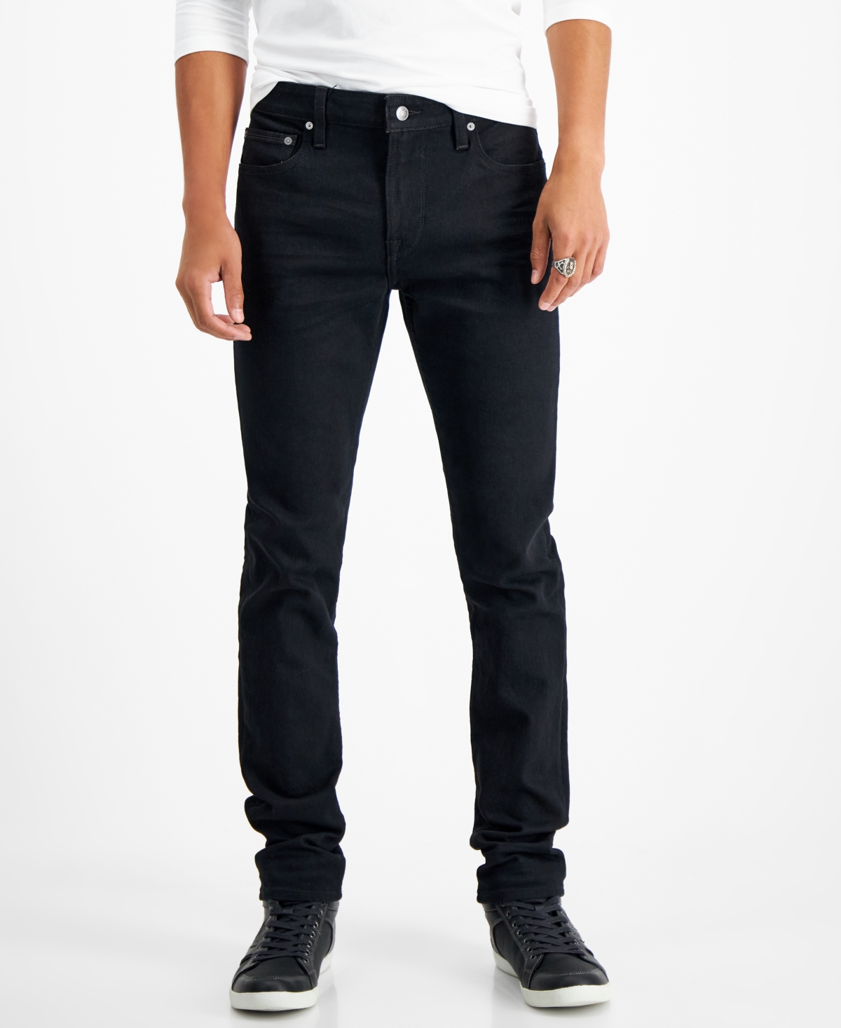 Men's Eco Black Wash Skinny Fit Jeans - Jailbreak Wash