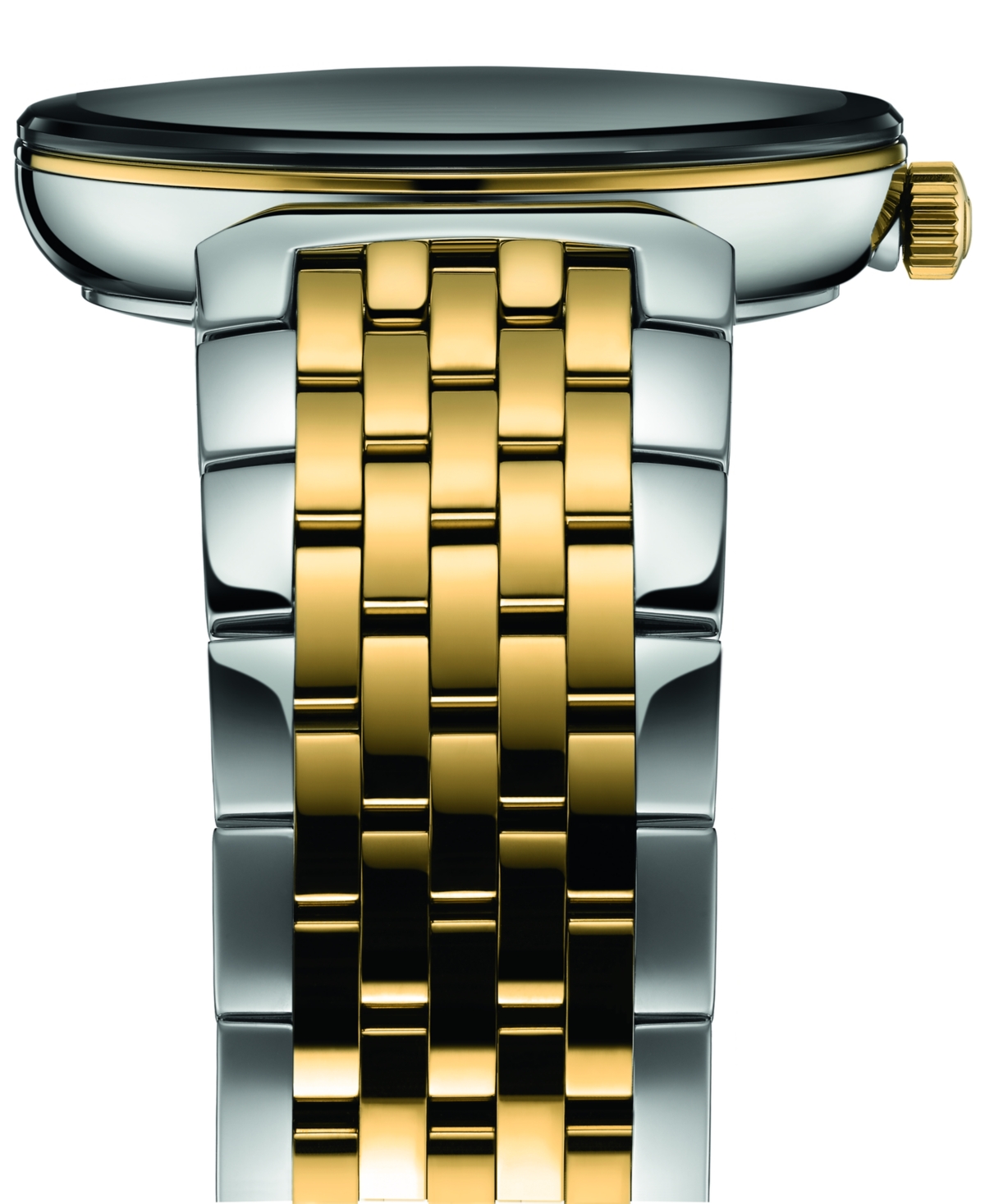 Shop Rado Women's Swiss Florence Classic Diamond Accent Two Tone Stainless Steel Bracelet Watch 30mm In No Color