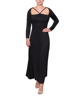 RACHEL Rachel Roy - Women's Palmer Strappy-Neck Dress