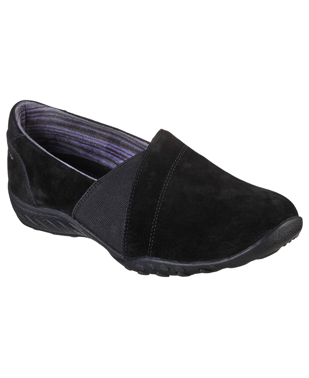 Women's Relaxed Fit: Breathe-Easy - Kindred Slip-On Casual Sneakers from Finish Line - Black