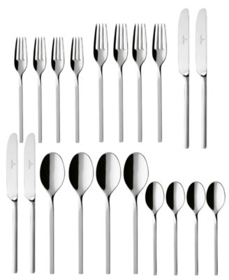 Villeroy Boch New Wave Flatware Stainless Steel 20 Piece Set Service For 4 Macy s