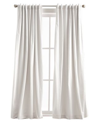 Sanctuary Back Tab Lined 2-Piece Curtain Panel Collection