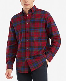 Men's Plaid Long Sleeve Classic-fit Shirt