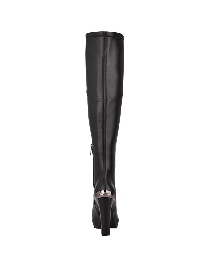 GUESS Women's Taylin Over The Knee Narrow Calf Boots - Macy's