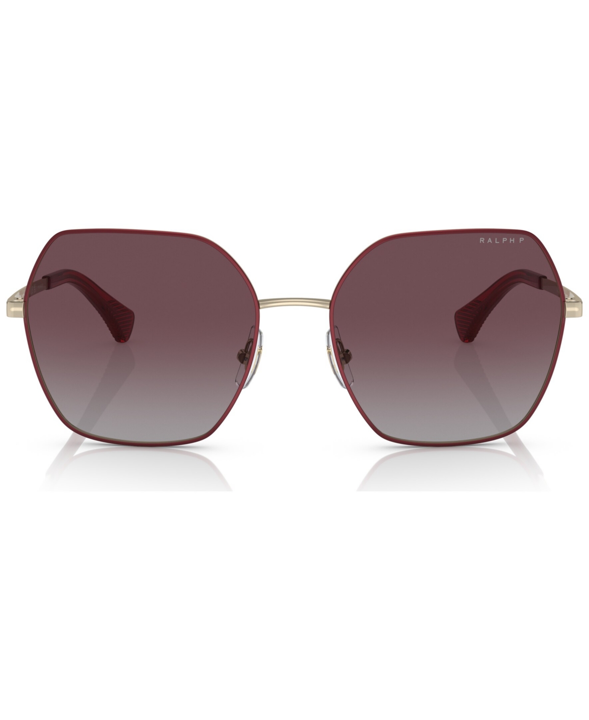 Shop Ralph By Ralph Lauren Women's Polarized Sunglasses, Ra4138 In Bordeaux
