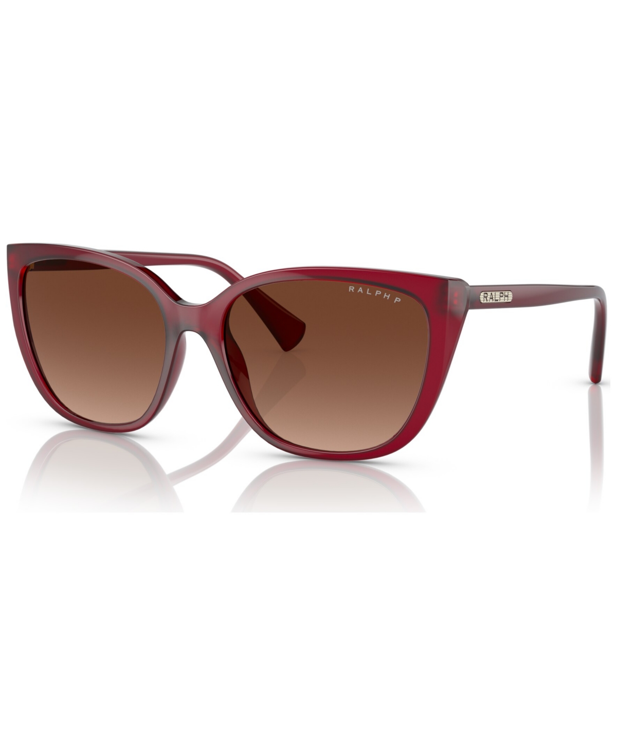 Women's Polarized Sunglasses, RA527456-yp - Transparent Bordeaux
