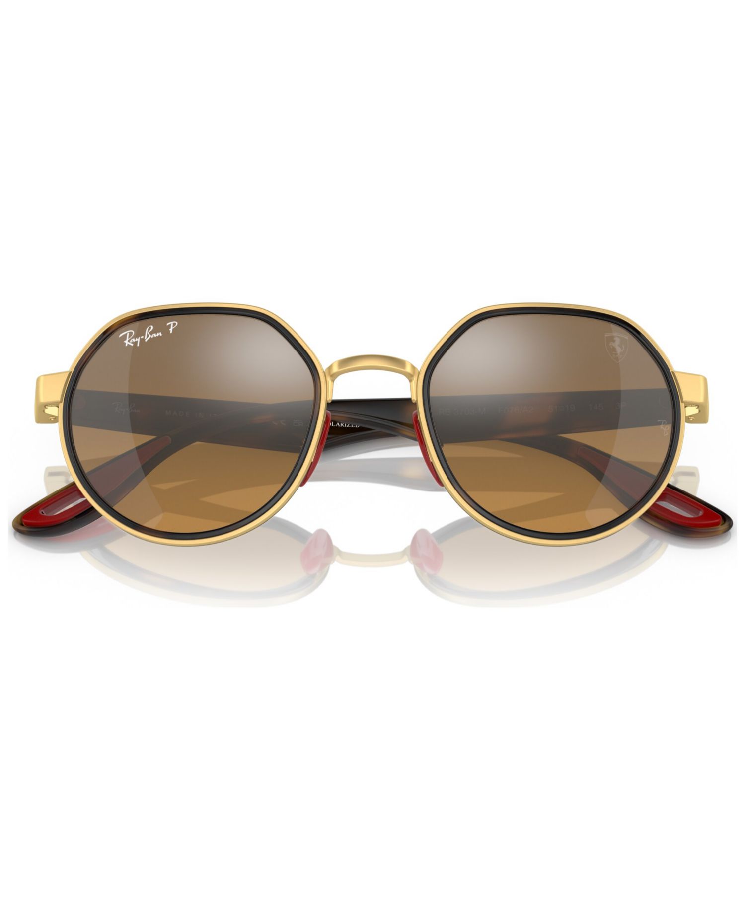 RB3703M Scuderia Ferrari Collection 51 Unisex Polarized Sunglasses