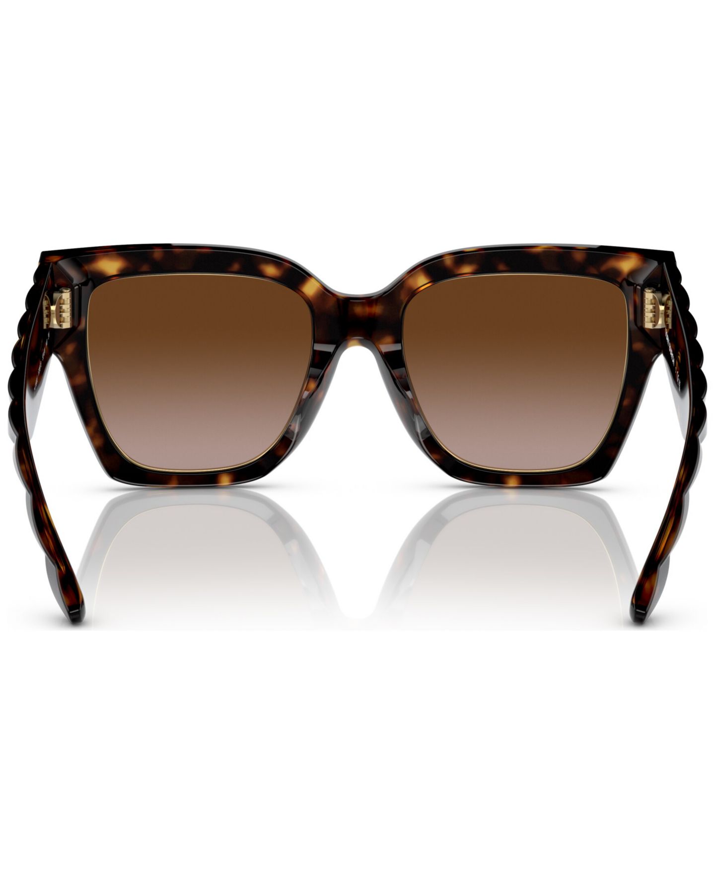 Женские солнцезащитные очки Tory Burch Sunglasses, TY7180U, цвет: Черепаховый / Коричневый градиентный — фото 4