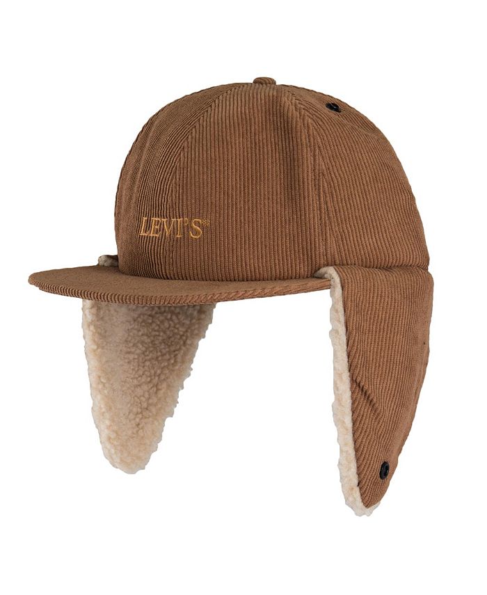 Levi's Men's Corduroy and Sherpa Hunter Hat With Ear Flaps & Reviews - Hats,  Gloves & Scarves - Men - Macy's