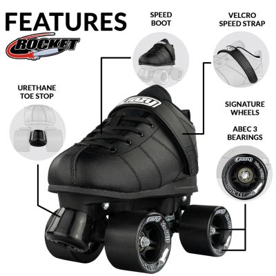 Rocket Roller Skates - Men's Quad Skates