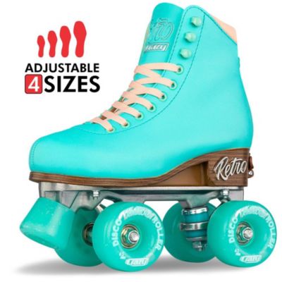 Retro Adjustable Roller Skates - Adjusts To Fit 4 Sizes