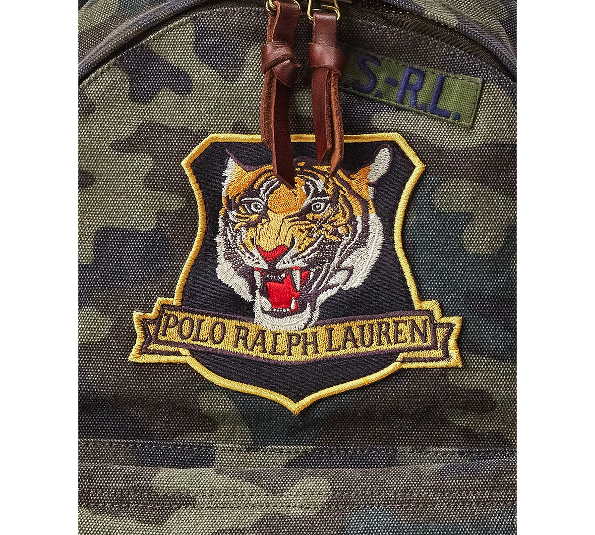 Shop Polo Ralph Lauren Men's Tiger-patch Camo Canvas Backpack