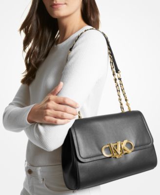 Michael Kors Carmen Leather Shoulder Bag - Macy's