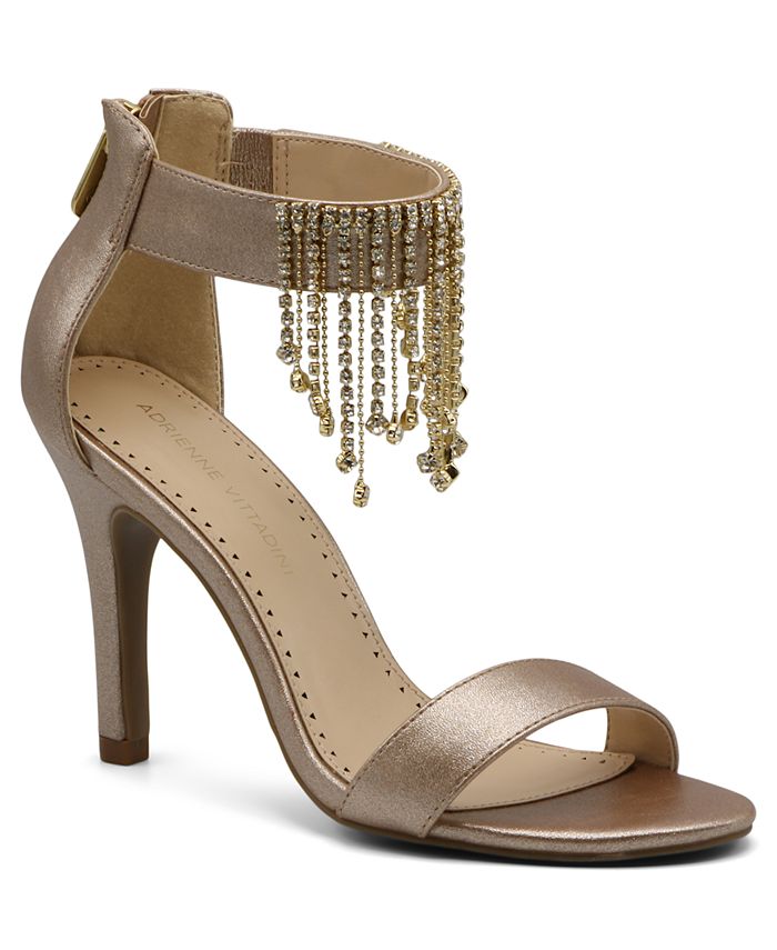 Jeweled dress sandals top