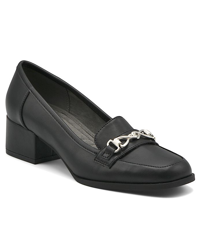 Adrienne Vittadini Women s Breeze Chain Link Slip on Loafers Macy s