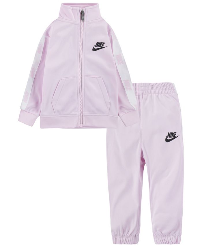 Nike Girl Jogging Set ~ Tracksuit ~ Pink, White & Black ~ 