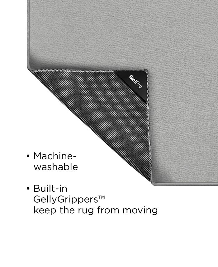 GelPro Nevermove Plush Accent Rug, 24" x 34" Macy's