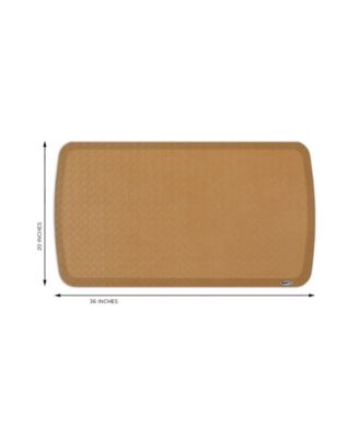 Elite Basketweave Gel Plus Foam Premium Fatigue-Resistant Kitchen Mat, 20" x 36"