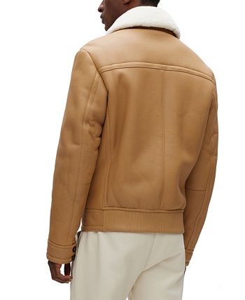 Hugo Boss Men s Shearling Jacket Macy s