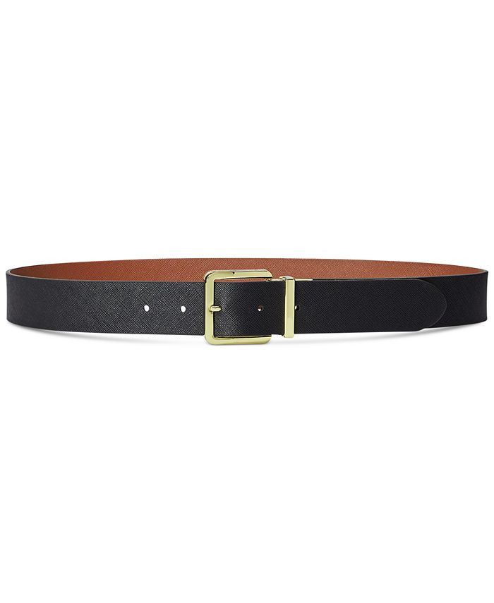Lauren Ralph Lauren Women's Reversible Leather Belt - Macy's