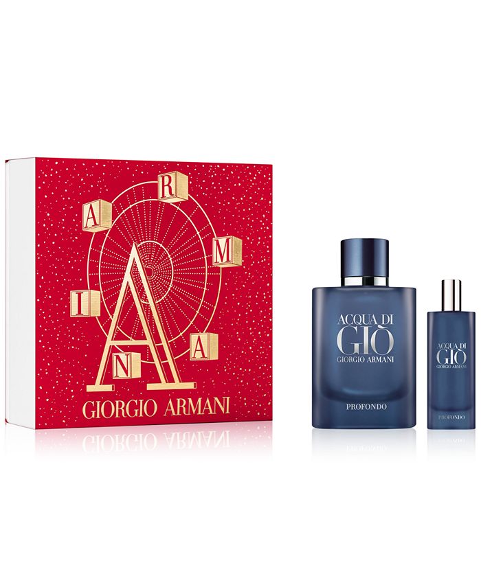 Giorgio Armani Men's 2-Pc. Acqua di Giò Profondo Eau de Parfum Gift Set &  Reviews - Cologne - Beauty - Macy's