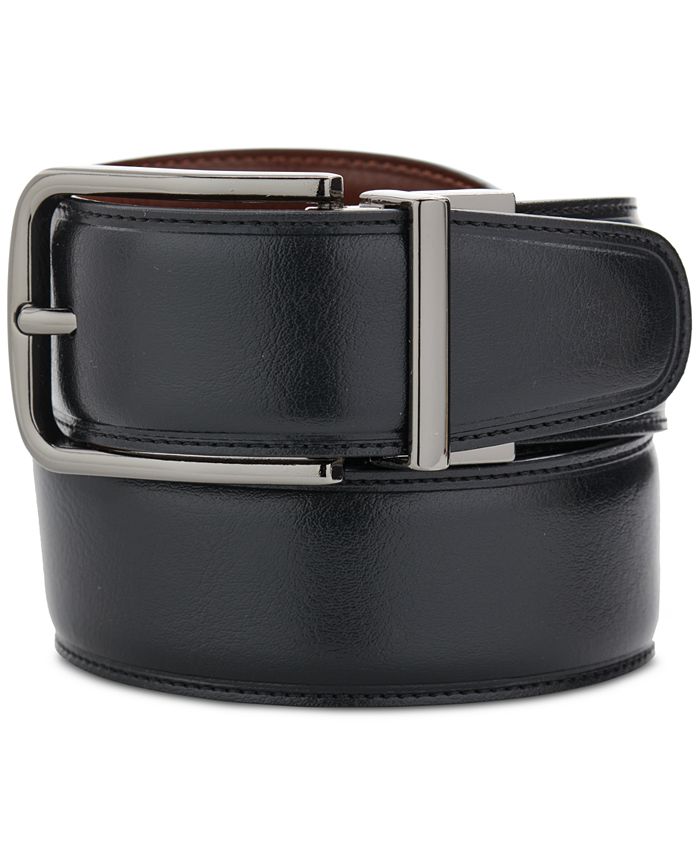 Reversible Bonded Leather Belt