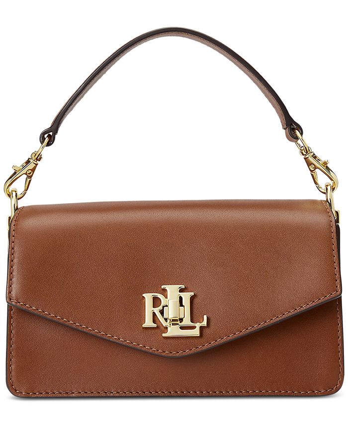 Lauren Ralph Lauren Small Leather Convertible Crossbody Bag - Macy's
