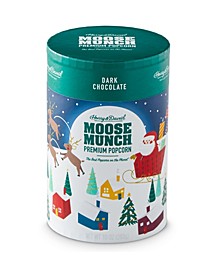 Macy's Holiday Moose Munch 10 Oz Cylinder Dark Chocolate Mix
