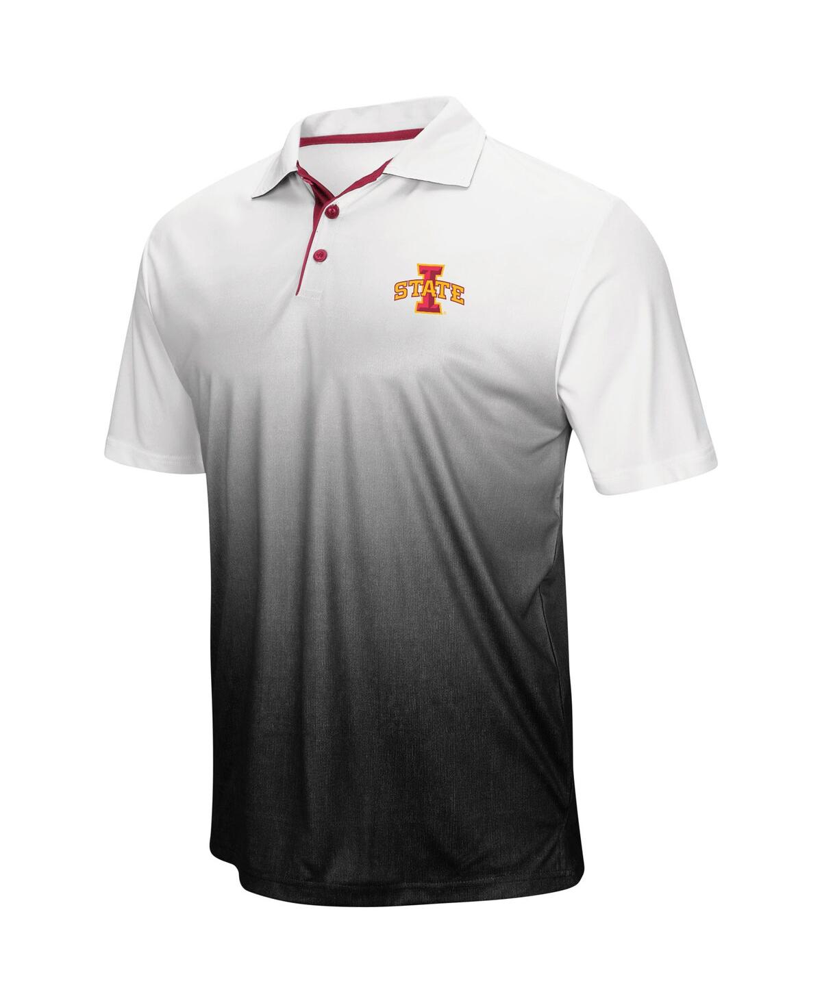 Shop Colosseum Men's  Gray Iowa State Cyclones Magic Team Logo Polo Shirt