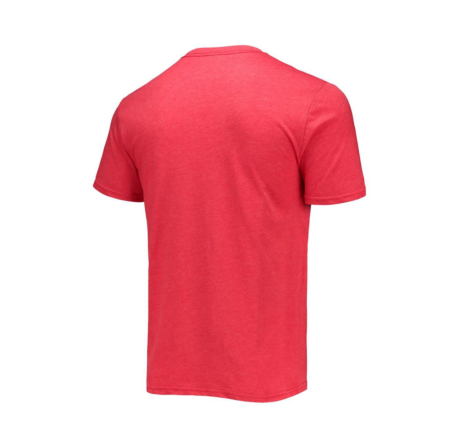Men's Heathered Charcoal, Red Miami University RedHawks Meter T-shirt and Pants Sleep Set