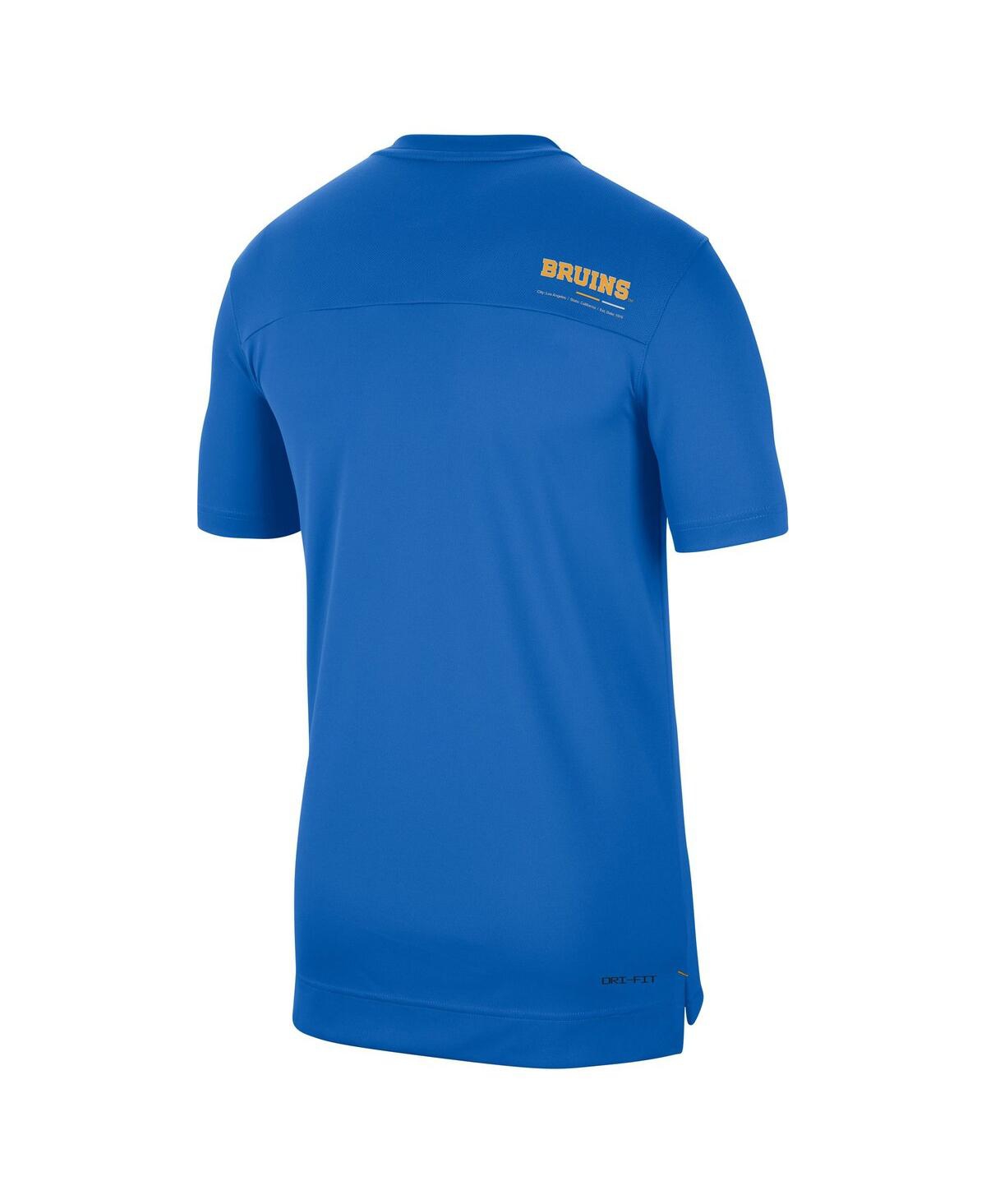 Shop Nike Men's  Blue Ucla Bruins Coach Uv Performance T-shirt