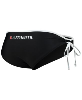 Women's Black Miami Hurricanes Perfect Match Bikini Bottom