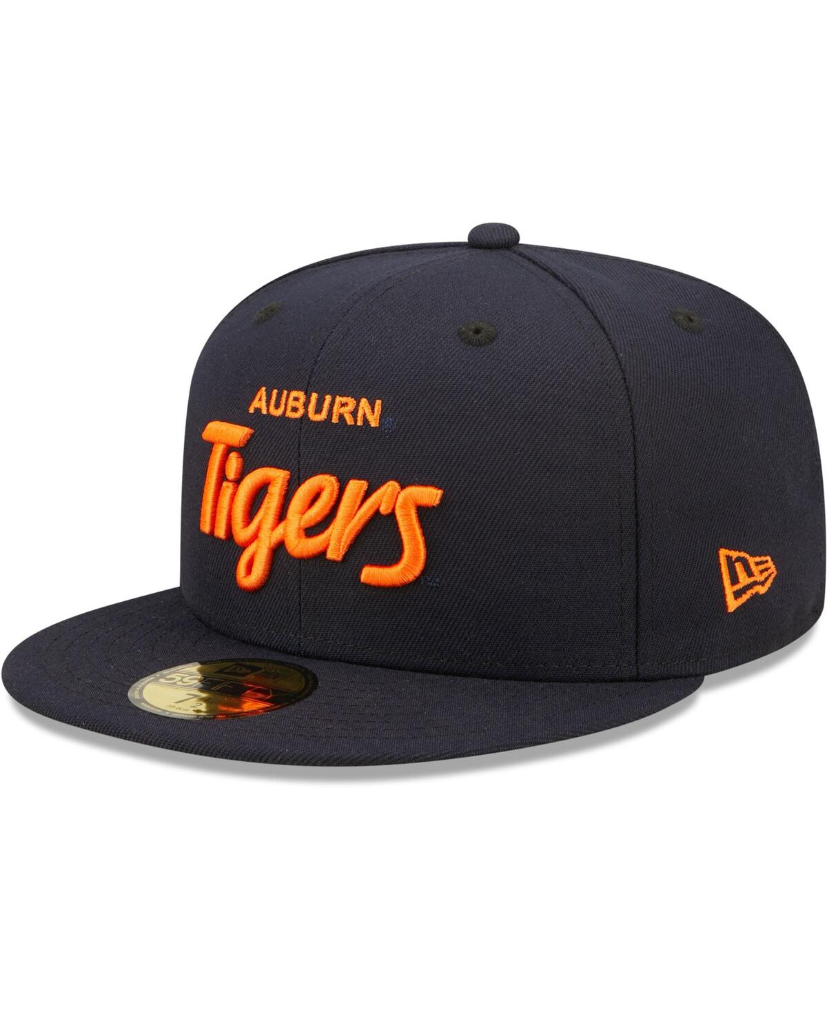 New Era Navy Auburn Tigers Griswold 59fifty Fitted Hat In Navy