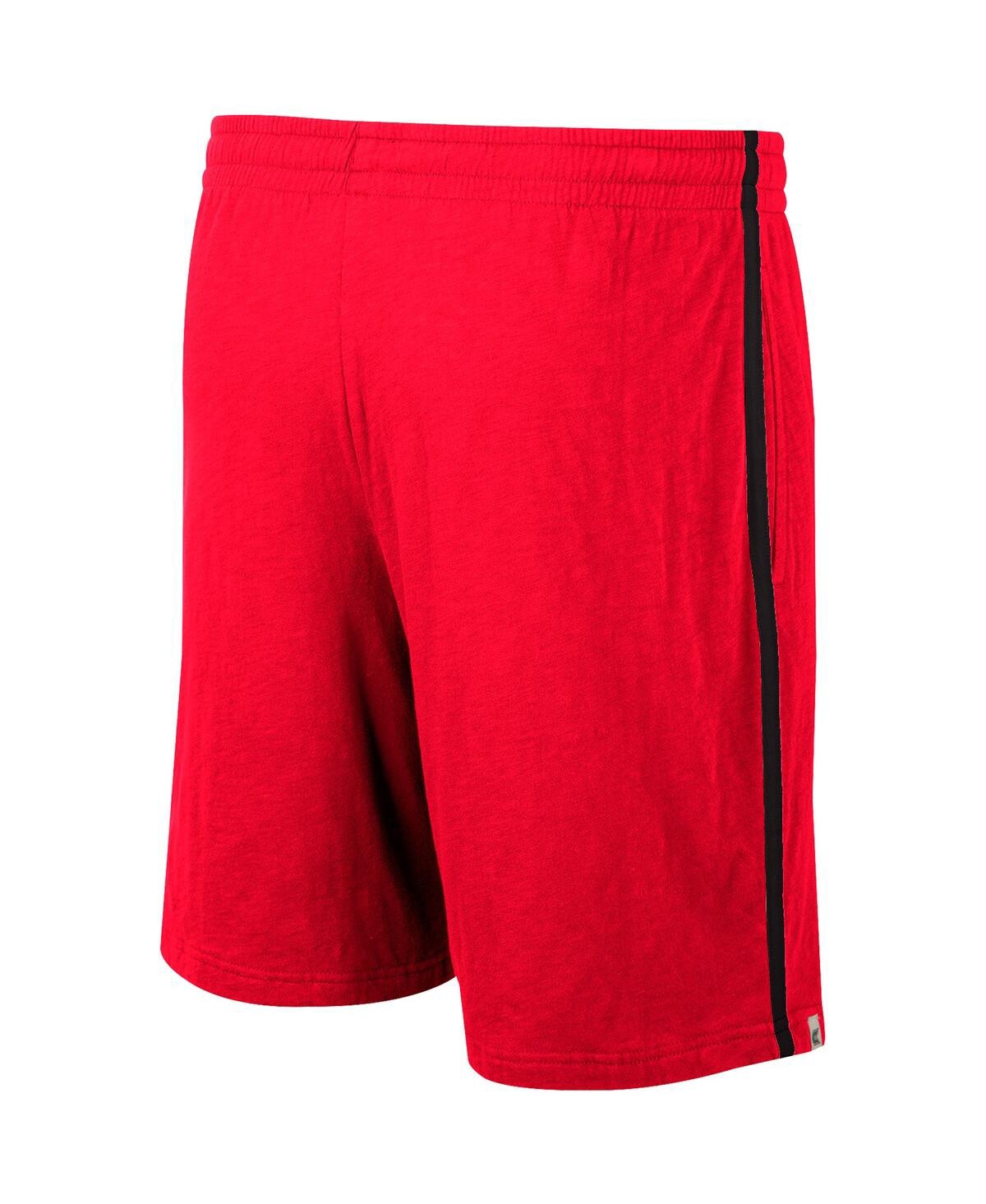 Shop Colosseum Men's  Scarlet Nebraska Huskers Thunder Slub Shorts