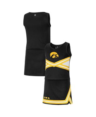 Big Girls Black Iowa Hawkeyes Carousel Cheerleader Set