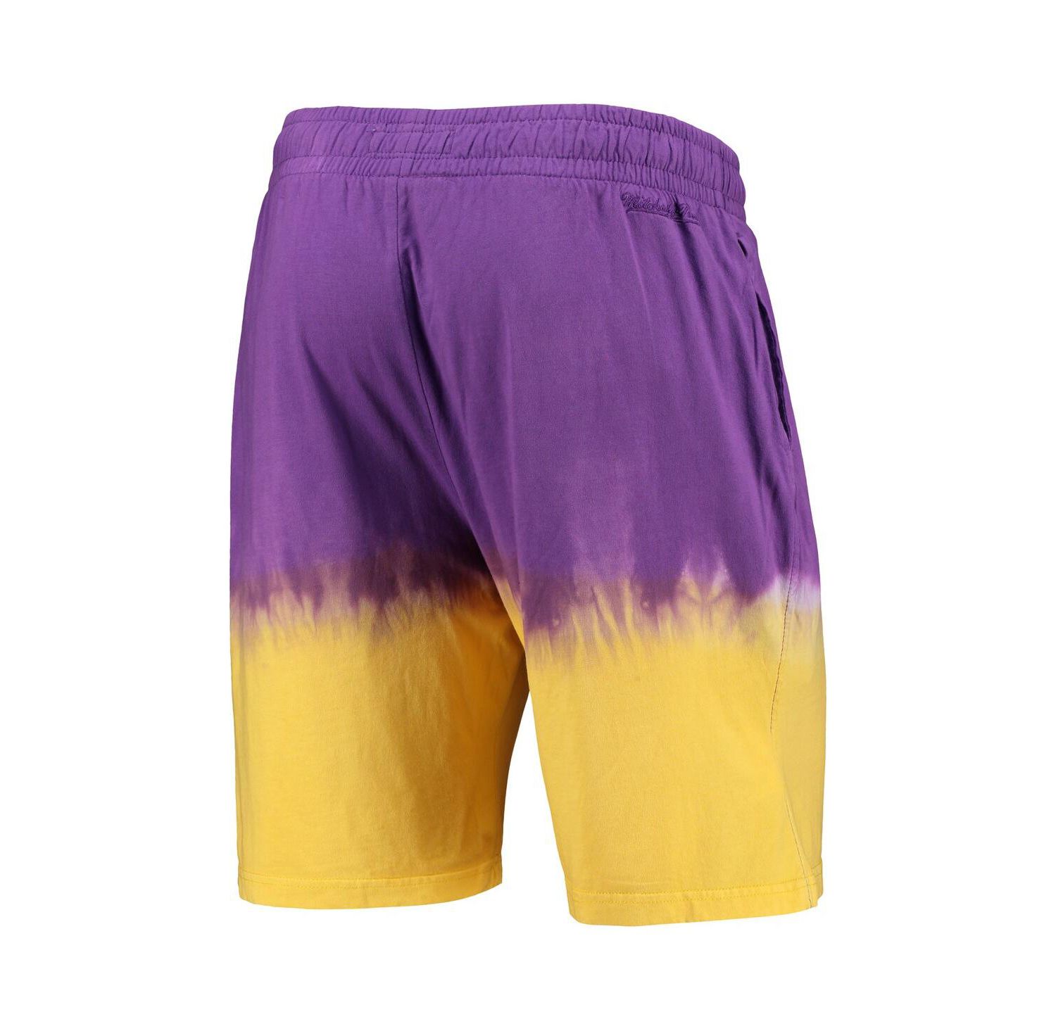 Men's Purple, Gold LSU Tigers Tie-Dye Shorts