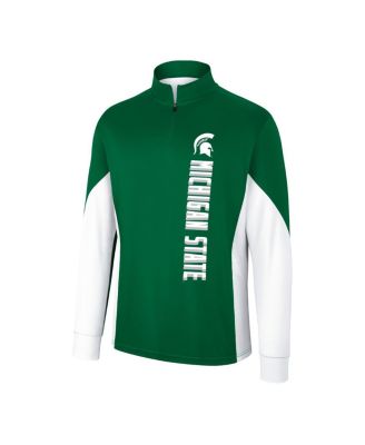 Men's Green Michigan State Spartans Bart Quarter-Zip Windshirt